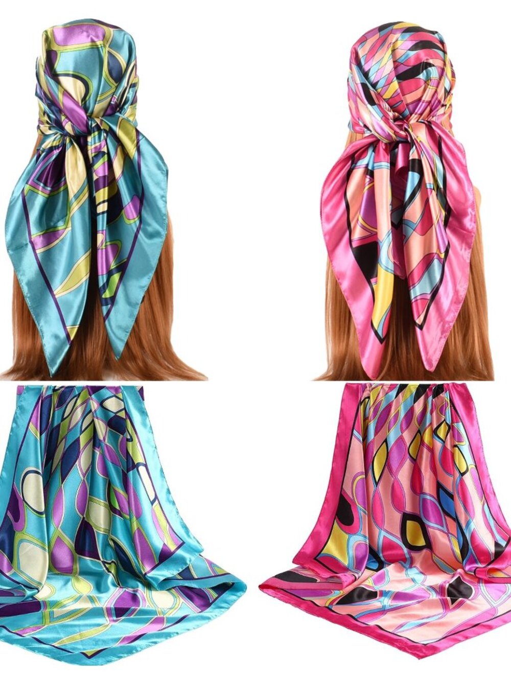 NWT 36 x 36 Scarf Pink or Blue